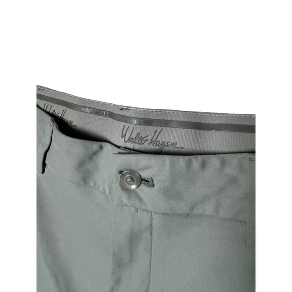 Men's Walter Hagan Flat Front Grey Non Slip Golf Shorts Size 35 - Picture 4 of 5